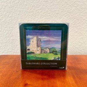 6 Scenic Coasters Ireland Castles Tableware Collections By John Hinde.NWOT